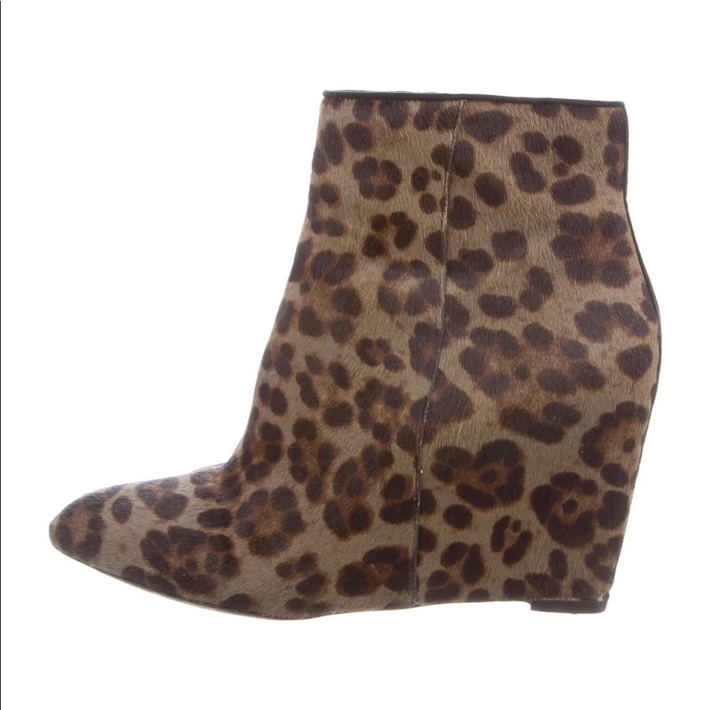 Brian Atwood Ponyhair Animal print boot